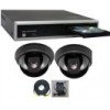 AST-400 적외선돔카메라2세트 CCTV 감시카메라 DVR적외선돔카메라세트상품