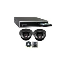 AST-400 적외선돔카메라2세트 CCTV 감시카메라 DVR적외선돔카메라세트상품
