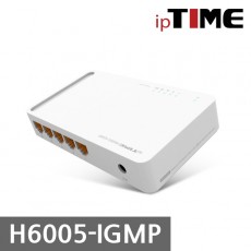 EFM네트웍스 IPTime H5005-IGMP 아이피타임 스위칭허브 CCTV DVR 감시카메라 IP카메라 기가인터넷 기가비트랜 랜허브 LAN HUB H6005-IGMP