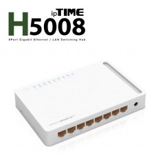 EFM IPTime H5008 아이피타임 스위칭허브 CCTV DVR 감시카메라 IP카메라 기가인터넷 기가비트랜 랜허브 LAN HUB H6008