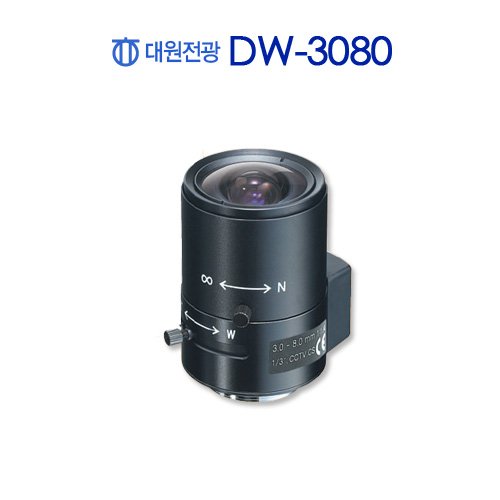 대원전광 DW3080D CCTV 감시카메라 렌즈 오토아이리스렌즈
