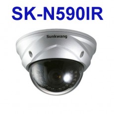 [선광]휴바이론 SK-N590IRXAI CCTV 감시카메라 IP카메라 적외선돔카메라 huviron