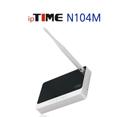 EFM IPTIME N104M 유무선공유기 스마트폰 갤럭시 아이폰 아이패드 와이파이