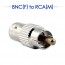 BNC-AV BNC-RCA BNCF-RCAM BNC(F) TO RCA(M) CCTV DVR 감시카메라 젠더
