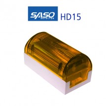 SASO HD15 경광등(황색) CCTV 감시카메라 침입탐지시스템 센서알람 경광등