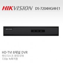 HIKVISION 하이크비전 DS-7208HGHI-E1 CCTV 감시카메라 DVR HD-TVI AHD녹화장치 터보HD
