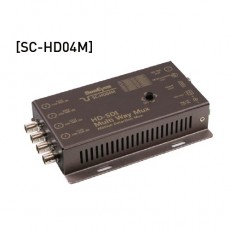 씨아이즈 SC-HD04M CCTV 감시카메라 HD-SDI화면분할기 HD고해상도영상움직임감지분할기MUX