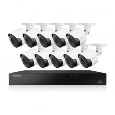 한화테크윈 와이즈넷 AIO-SDH-C1610BF CCTV DVR 감시카메라 녹화장치 카메라세트 올인원세트 All-in-One 400만화소 16채널10카메라